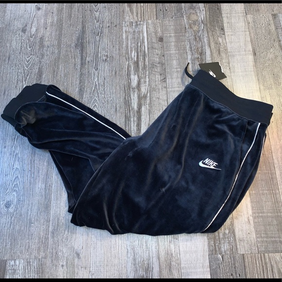 velour nike joggers